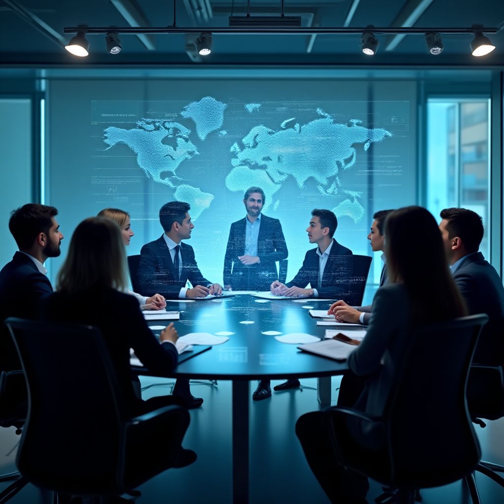 Equipo de FuturoFinance en reunión estratégica