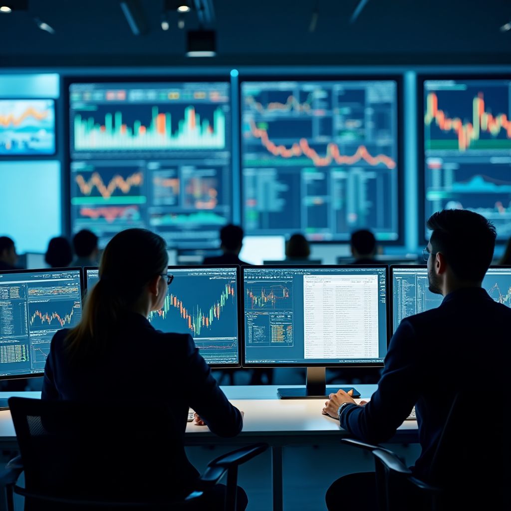 Sesión de análisis financiero